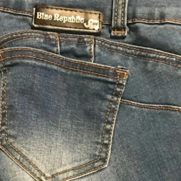 Blue Republic Embroidered Skinny Jeans - Picture 5 of 7